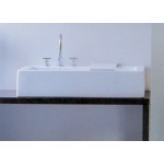 Flaminia Acquagrande Umywalka ścienna/stawiana na blat 100x55 cm biała 5051