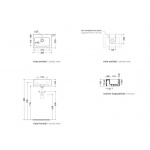 Flaminia Acquagrande Umywalka ścienna lub stawiana na blat 38x29 cm biała 5088