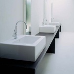 Flaminia Acquagrande Umywalka stawiana na blat lub ścienna 60x55 cm biała 5052 