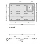 Flaminia Albero Kuweta do Brodzika 128x89cm AB6AD