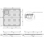 Flaminia Albero Kuweta do Brodzika 128x128cm AB9A