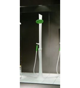 Flaminia Albero Zestaw natryskowy stojący biało zielony AB238