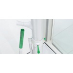 Flaminia Albero Zestaw natryskowy stojący biało zielony AB238