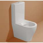 Flaminia App Miska WC Stojąca bez kołnierza 58 x 36 cm Biały AP116G