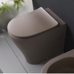 Flaminia App Miska WC stojąca bez kołnierza z deską wolnoopadającą Fango AP117GFAN