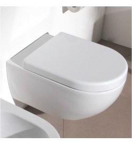      Flaminia App Miska WC wisząca bez kołnierza 54x36 cm z deską wolnoopadającą biały mat AP118GLAT+QKCW03LAT W MAGAZYNIE!!