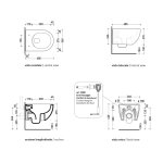   Flaminia App Miska WC wisząca bez kołnierza, bez deski 48,5x36x27 cm biały AP119G W MAGAZYNIE!!