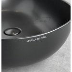    Flaminia App Umywalka stawiana na blat 62x40 cm z korkiem klik klak carbone AP62ACAR PLCECAR W MAGAZYNIE!!