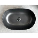    Flaminia App Umywalka stawiana na blat 62x40 cm z korkiem klik klak carbone AP62ACAR PLCECAR W MAGAZYNIE!!