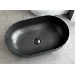    Flaminia App Umywalka stawiana na blat 62x40 cm z korkiem klik klak carbone AP62ACAR PLCECAR W MAGAZYNIE!!