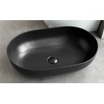    Flaminia App Umywalka stawiana na blat 62x40 cm z korkiem klik klak carbone AP62ACAR PLCECAR W MAGAZYNIE!!