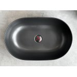      Flaminia App Umywalka stawiana na blat 62x40 cm carbone AP62ACAR WYPRZEDAŻ MAGAZYNOWA!!