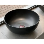      Flaminia App Umywalka stawiana okrągła ø 40 cm Carbon AP40ACAR WYPRZEDAŻ MAGAZYNOWA!!