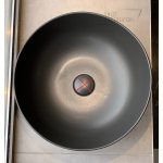      Flaminia App Umywalka stawiana okrągła ø 40 cm Carbon AP40ACAR WYPRZEDAŻ MAGAZYNOWA!!
