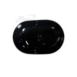 Flaminia App Umywalka stawiana na blat 62x40 cm z korkiem klik klak Nero AP62ANER+PLCENER