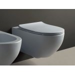   Flaminia App Wc wiszący bez kołnierza 54x36 cm z deską wolnoopadającą latte AP118GLAT+QKCW05LAT 