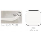   Flaminia App Wc wiszący bez kołnierza 54x36 cm z deską wolnoopadającą latte AP118GLAT+QKCW05LAT 