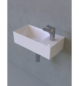   Flaminia Applight Umywalka wisząca prawa 50x25 biała AP5025DX/1FORO W MAGAZYNIE!!