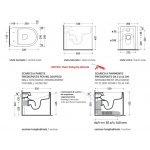 Flaminia Astra Plus Miska WC stojąca bez kołnierza 52x35x42 cm biały AS117RG