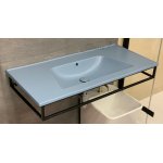   Flaminia Bloom Umywalka ścienna prostokątna 107x51,5 cm nuvola BM105LNUV 