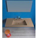  Flaminia Bloom Umywalka ścienna 122x51,5 cm czarny BM120LNER