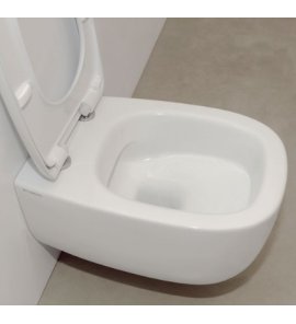       Flaminia Bonola Miska Wc wisząca bez kołnierza 54x38 cm Biały BN118G W MAGAZYNIE!!