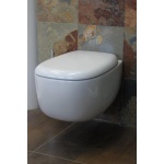 Flaminia Bonola Miska wisząca bezrantowa /Rimless 54x38 cm biała + deska wolnoopadająca WC biała BN118G+BNCW03 W MAGAZYNIE!!