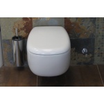 Flaminia Bonola Miska wisząca bezrantowa /Rimless 54x38 cm biała + deska wolnoopadająca WC biała BN118G+BNCW03 W MAGAZYNIE!!