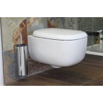 Flaminia Bonola Miska wisząca bezrantowa /Rimless 54x38 cm biała + deska wolnoopadająca WC biała BN118G+BNCW03 W MAGAZYNIE!!