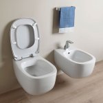  Flaminia Bonola Wc wiszący bez kołnierza 54x38 cm biały BN118G W MAGAZYNIE!!