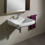  Flaminia Como Umywalka ścienna 62x52,5 cm biała CM62L Tylko 1 sztuka w takiej cenie!