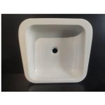      Flaminia Como Umywalka stawiana 51x48cm biała bez korka CM51A WYPRZEDAŻ MAGAZYNOWA!!