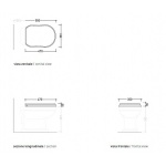 Flaminia Efi Deska Sedesowa Wolnoopadająca z chromowanymi zawiasami drewniana 23N/CR