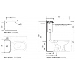Flaminia Efi Spłuczka 46x22,5 biały 6004