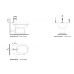 Flaminia Evergreen Bateria Bidetowa Chrom EG223