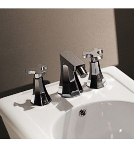 Flaminia Evergreen Bateria Bidetowa 3-otworowa Sztorcowa Chrom EG202