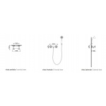 Flaminia Evergreen Bateria Natryskowa Ścienna Chrom EG350