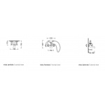 Flaminia Evergreen Bateria Wannowa Ścienna Chrom EG250