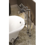 Flaminia Evergreen Bateria Wannowa Wolnostojąca Chrom EG700