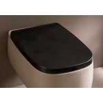 Flaminia Flag Deska sedesowa wolnoopadająca 47x36 cm carbone FGCW03CAR chromowane zawiasy