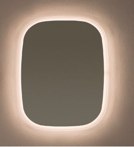 Flaminia Flag Lustro ścienne ze światłem LED 52 x 72 cm FG52SPE