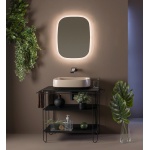 Flaminia Flag Lustro ścienne ze światłem LED 52 x 72 cm FG52SPE