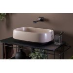 Flaminia Flag Umywalka nablatowa 50x36 cm Argilla FG50AARG