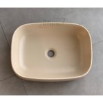   Flaminia Flag Umywalka nablatowa 50x36 cm Argilla/Carbon FG50ASAC