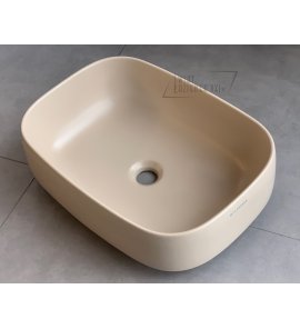   Flaminia Flag Umywalka nablatowa 50x36 cm Argilla/Carbon FG50ASAC