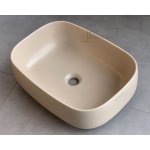   Flaminia Flag Umywalka nablatowa 50x36 cm Argilla/Carbon FG50ASAC