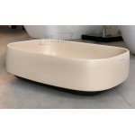   Flaminia Flag Umywalka nablatowa 50x36 cm Argilla/Carbon FG50ASAC