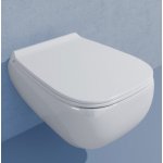 Flaminia Fluo Deska sedesowa wąska, termoutwardzalna z powolnym opadaniem biała FUCW05