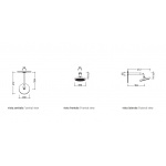 Flaminia Fold Deszczownica okrągła 20 cm Chrom FL2084