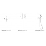 Flaminia Fold Słuchawka prysznicowa Chrom FL2561